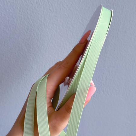 Лента репс Ding Xin 1.2 см - #0520 (1010) Seafoam Green